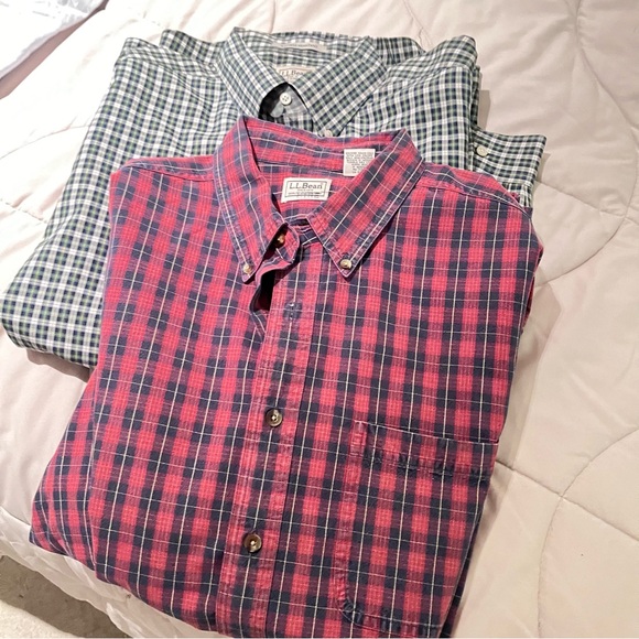 L L Bean Mens Shirts XL bundle of 2 - Picture 1 of 5